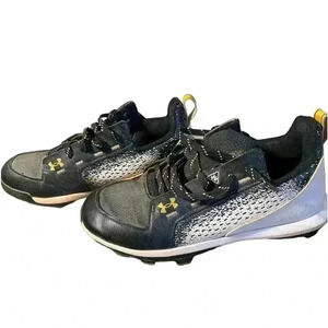 Under Armour Bryce Harper Black White Cleats 4Youth